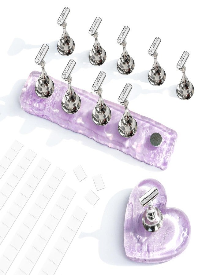 BQAN Nail Stand for Press Ons Nail Holder for Painting Nails, Nail Practice Tools with Reusable Putty - Nail Tech Must Haves Nail Supplies for Homes and Salons - Image 1